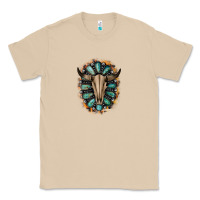 Mushroom Western Gemstone Bull Skull Classic Tee - Bettercallsaul
