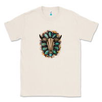Natural Western Gemstone Bull Skull Classic Tee - Bettercallsaul