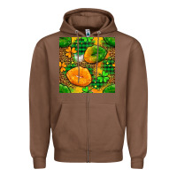 Chestnut Irish lips seamless pattern digital paper Zipper Hoodie - BundleAndBundleShop