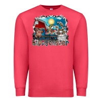 Cardinal Happy Easter Premium Sweatshirt - CowhideDigitalArt