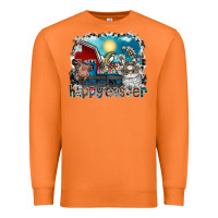 Carrot Happy Easter Premium Sweatshirt - CowhideDigitalArt