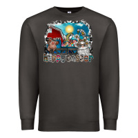 Smoke Happy Easter Premium Sweatshirt - CowhideDigitalArt
