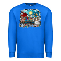 True Royal Happy Easter Premium Sweatshirt - CowhideDigitalArt