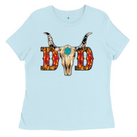 Baby Blue christmas dad (1) Ladies Tee - RanaPortraitStore