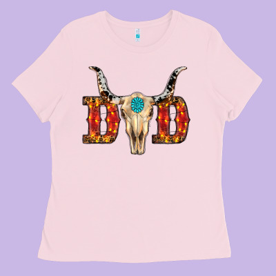 Christmas Dad (1) Ladies Tee Designed By Ranaportraitstore