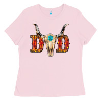 Bubblegum Pink christmas dad (1) Ladies Tee - RanaPortraitStore
