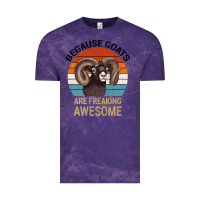Cloud Purple Because Goats Are Freaking Awesome Vintage Tee - Bettercallsaul