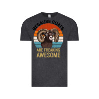 Vintage Black Because Goats Are Freaking Awesome Vintage Tee - Bettercallsaul