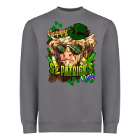 Storm St. Patrick's Day Cow Heavyweight Sweatshirt - HowdyJamesFarm