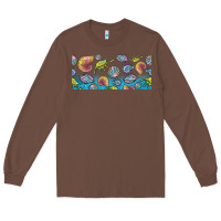 Chestnut sea shells Long Sleeve Tee - TumblerDesignByShophia