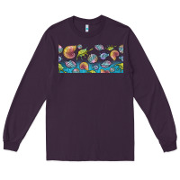Plum sea shells Long Sleeve Tee - TumblerDesignByShophia