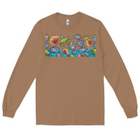 Toasted Coconut sea shells Long Sleeve Tee - TumblerDesignByShophia