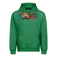 Emerald love school bus Urban Hoodie - Artiststas