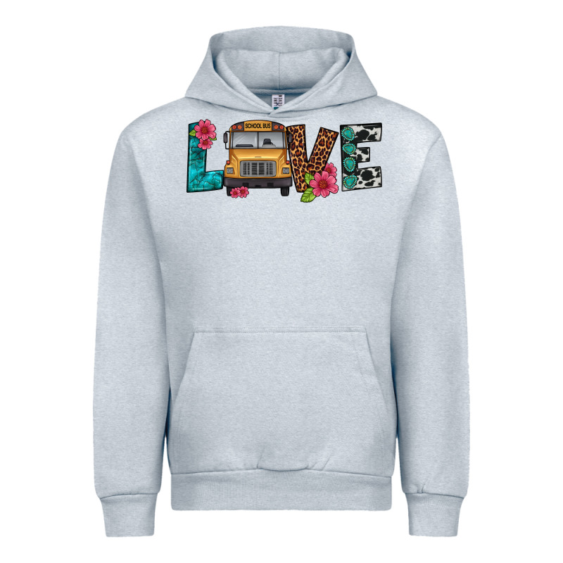 Love School Bus Urban Hoodie by Artiststas | Teevron