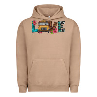 Pigment Burro love school bus Urban Hoodie - Artiststas