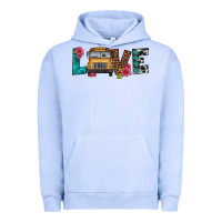 Pigment Grape Ice love school bus Urban Hoodie - Artiststas