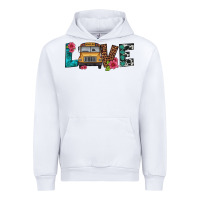 White love school bus Urban Hoodie - Artiststas