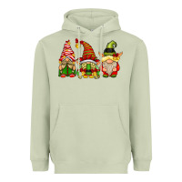 Matcha Elf Gnomes Heavyweight Hoodie - CowhideDigitalArt