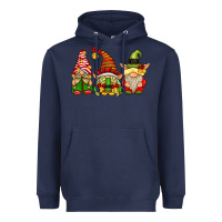 Navy Elf Gnomes Heavyweight Hoodie - CowhideDigitalArt