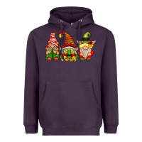 Plum Elf Gnomes Heavyweight Hoodie - CowhideDigitalArt