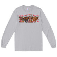 Moon Dust Xoxo highland cows Long Sleeve Tee - RanaPortraitStore