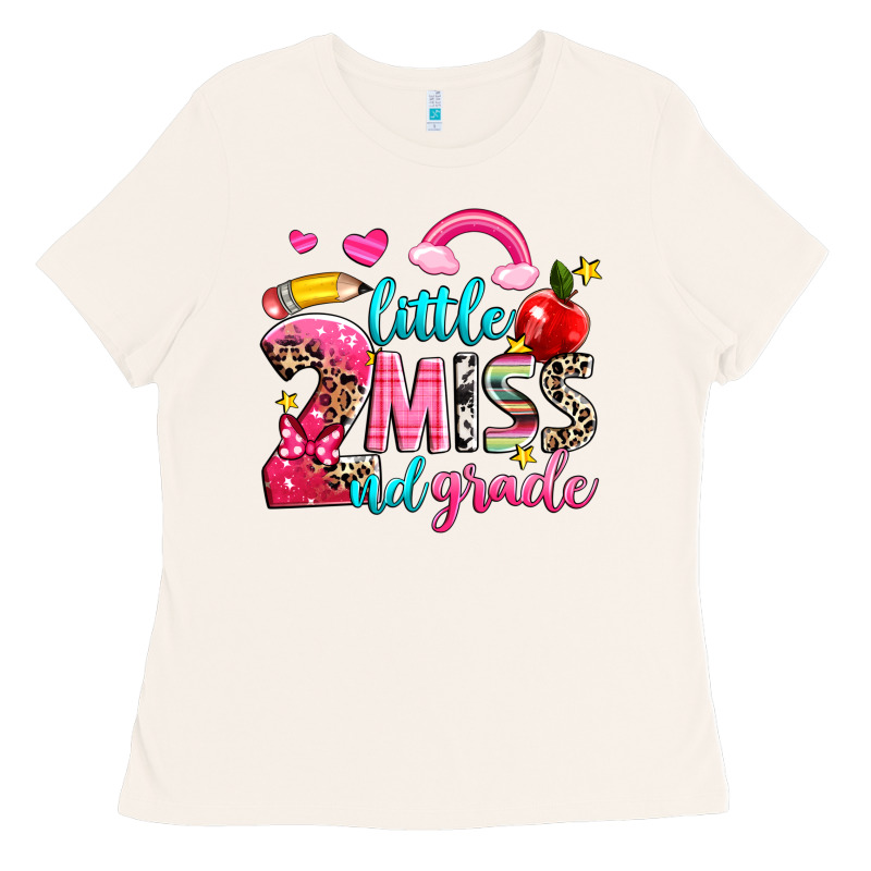 Little Miss Second Grade Ladies Tee by NancyCooperArtShop | Teevron
