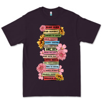 Plum floral books Premium Tee - MaliasSmallBusiness