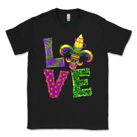 Black mardi gras love Classic Tee - RanaPortraitStore