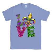 Colony Blue mardi gras love Classic Tee - RanaPortraitStore