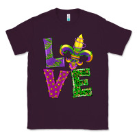 Plum mardi gras love Classic Tee - RanaPortraitStore
