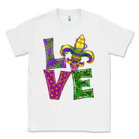 White mardi gras love Classic Tee - RanaPortraitStore