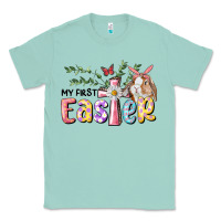 Seafoam My First Easter Bunny Classic Tee - RanaPortraitStore