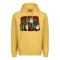 Antique Gold ho ho ho gnomes christmas Premium Hoodie - RanaPortraitStore
