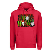 Cardinal ho ho ho gnomes christmas Premium Hoodie - RanaPortraitStore