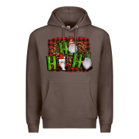 Coffee ho ho ho gnomes christmas Premium Hoodie - RanaPortraitStore