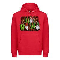 Red ho ho ho gnomes christmas Premium Hoodie - RanaPortraitStore