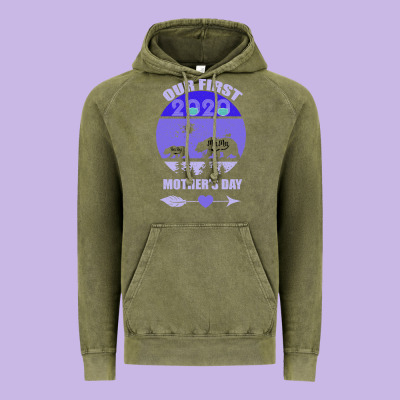 Our First Baby Mama Mother S Day Vintage Hoodie Designed By Bettercallsaul