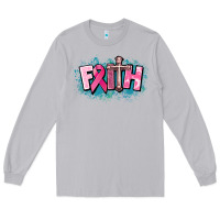 Moon Dust Cancer Faith Cross Long Sleeve Tee - HowdyJamesFarm