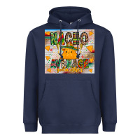 Navy Nacho Average God mother Heavyweight Hoodie - CowhideDigitalArt