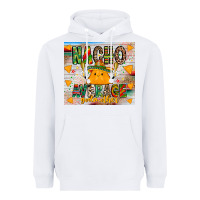 White Nacho Average God mother Heavyweight Hoodie - CowhideDigitalArt