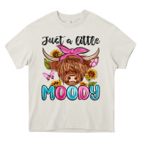 Cream just a little moody Heavy Core Tee - MaliasSmallBusiness