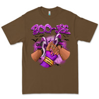 Cacao Boo-jee Halloween afro sneakers Premium Tee - RanaPortraitStore