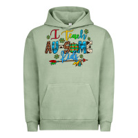 Pigment Oil Green i teach au some kids Urban Hoodie - Artiststas
