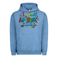 Pigment Pebble Blue i teach au some kids Urban Hoodie - Artiststas