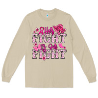 Her Fight Is Our Fight Cancer Awareness Long Sleeve Tee | Teevron