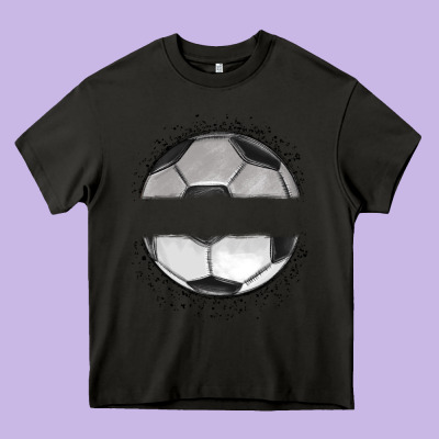 Custom Soccer Heavy Core Tee Designed By Maliassmallbusiness