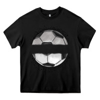 Black custom soccer Heavy Core Tee - MaliasSmallBusiness