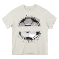 Cream custom soccer Heavy Core Tee - MaliasSmallBusiness