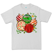 Dove Grey merry christmas tree ball Premium Tee - MaliasSmallBusiness