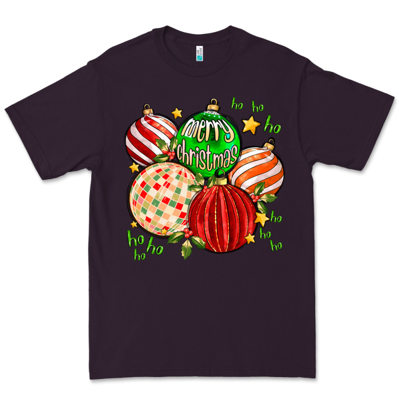 Merry Christmas Tree Ball Premium Tee by MaliasSmallBusiness | Teevron